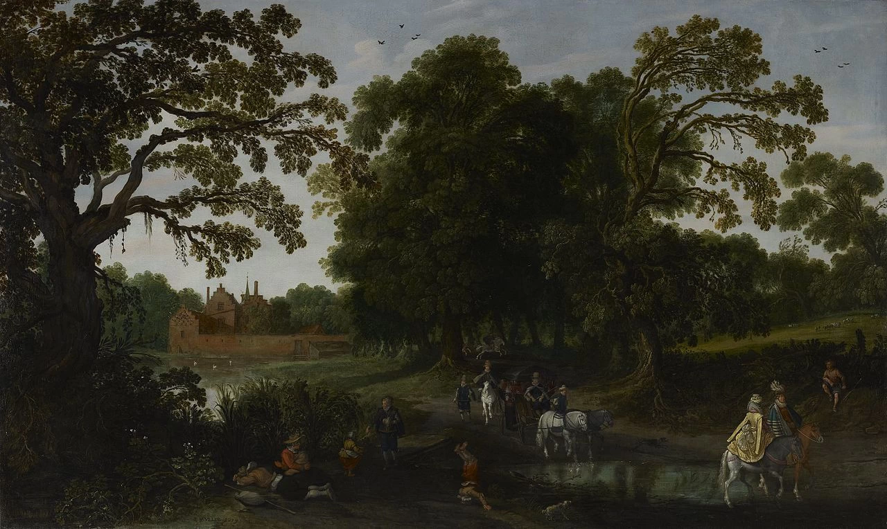 Processione davanti al castello di Abstpoel - Minneapolis Institute of Arts